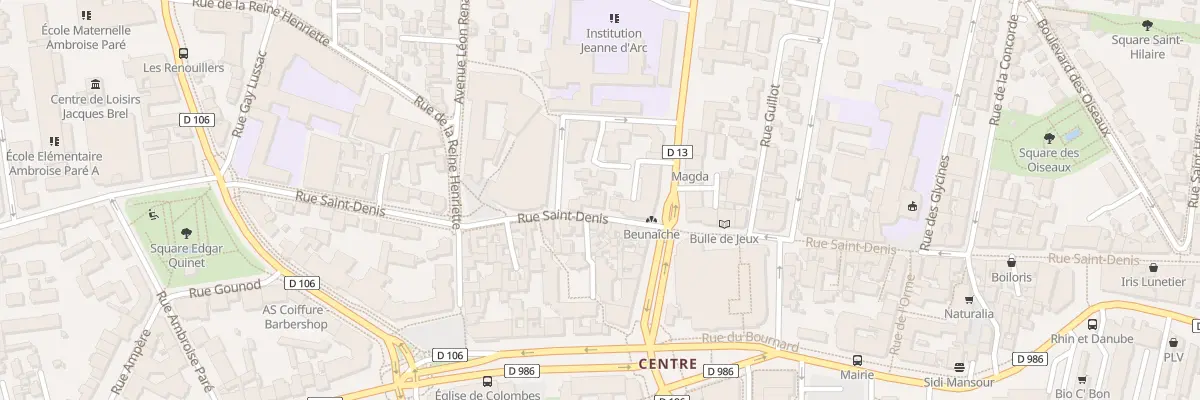 Plan du 78 Rue Saint-Denis à Colombes