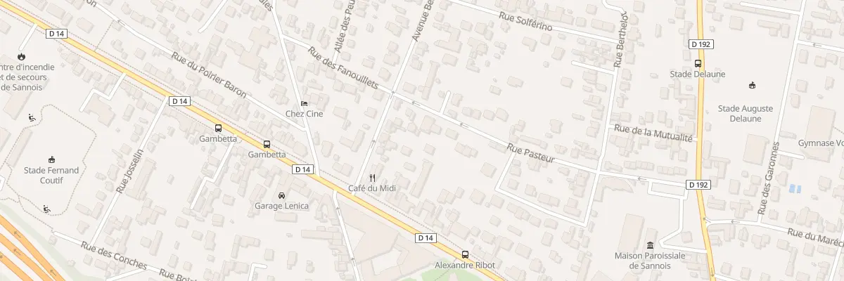 Plan du 33 Rue Pasteur à Sannois