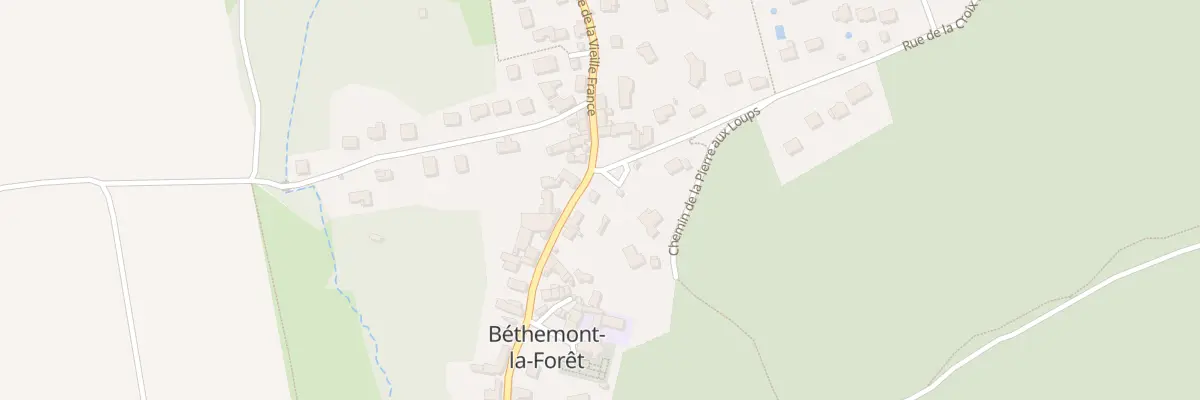 Plan du 1 Rue de Montubois à Béthemont-la-Forêt