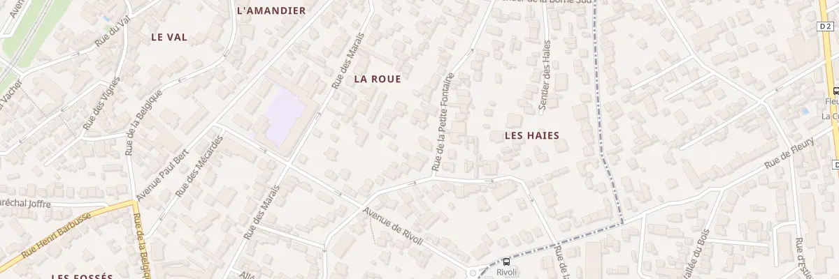 Plan du 38 Rue de la Petite Fontaine à Meudon