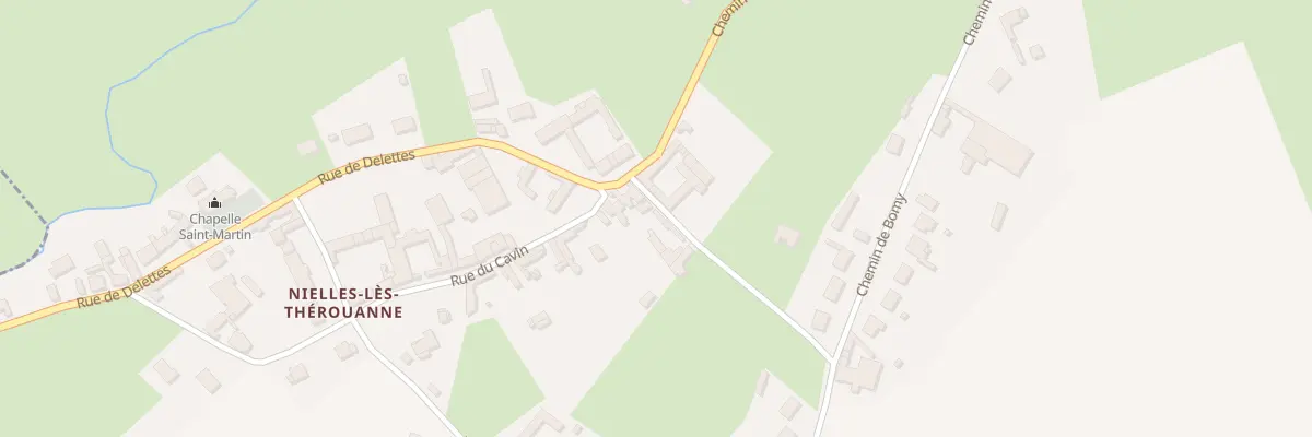Plan du 4 Rue de Delettes à Thérouanne