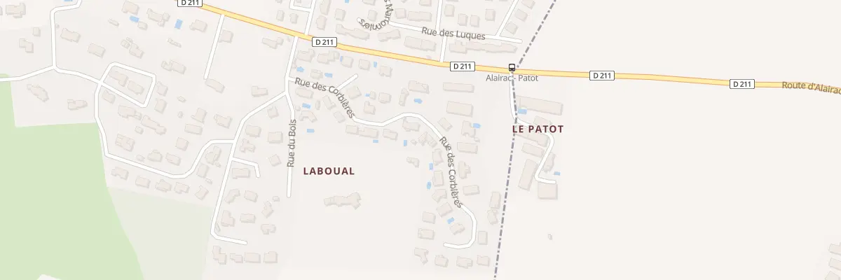 Plan du 13 Chem Corbières à Alairac
