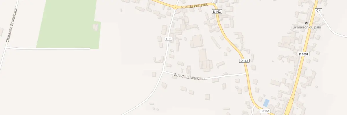 Plan du 9 Rue de la Wardieu à Saint-Sauflieu