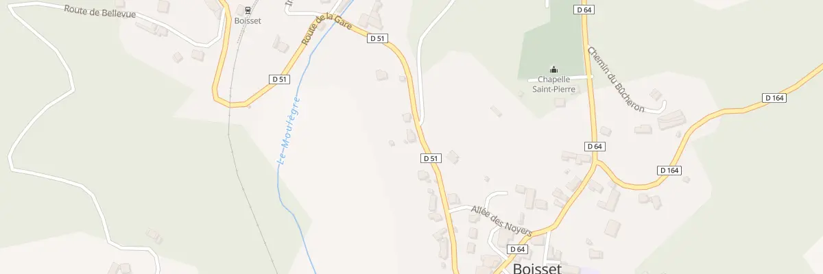 Plan du 5047 La Gare à Boisset