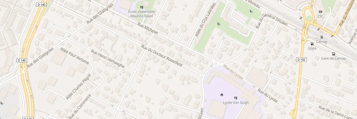 Plan du 70 Rue du Dr Rosenfeld à Ermont