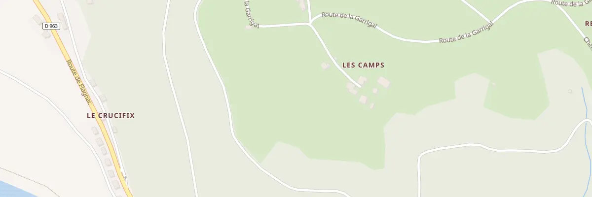 Plan du 5371 Les Camps à Flagnac