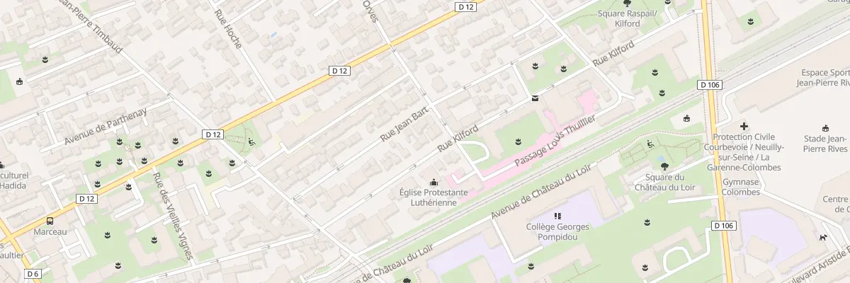 Plan du 25 Rue Kilford à Courbevoie