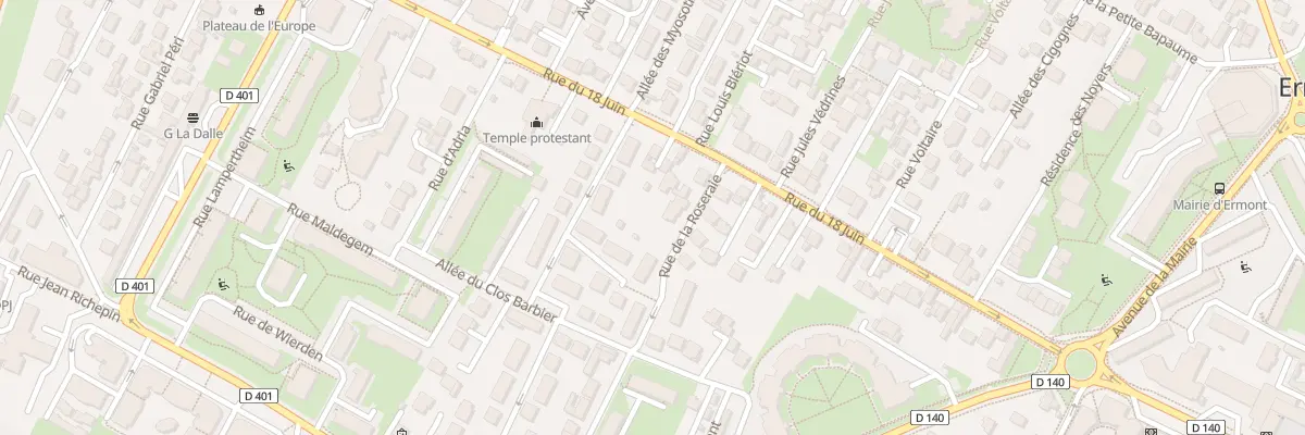 Plan du 71 Rue du Dix Huit Juin à Ermont