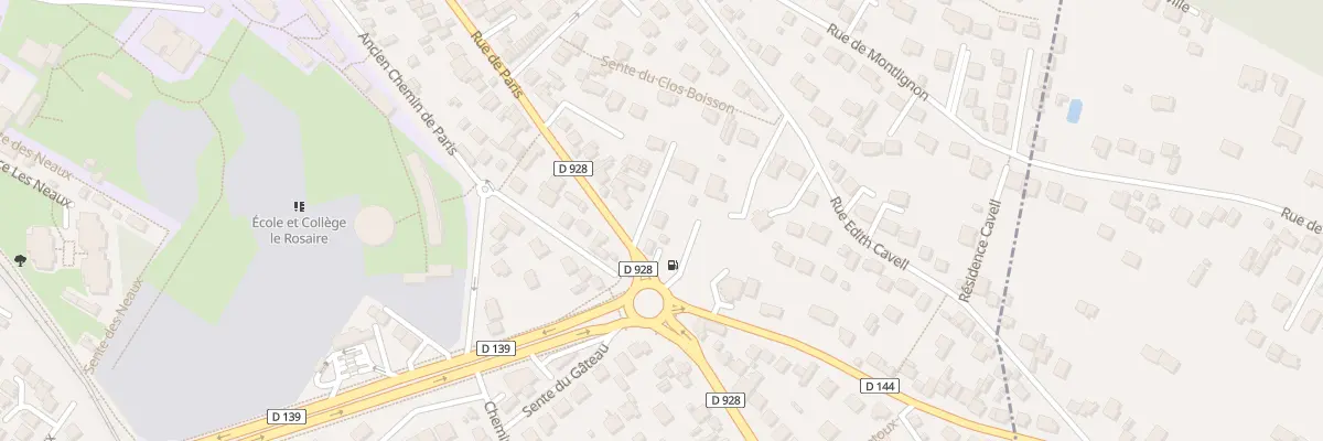 Plan du 107C Rue de Paris à Saint-Leu-la-Forêt