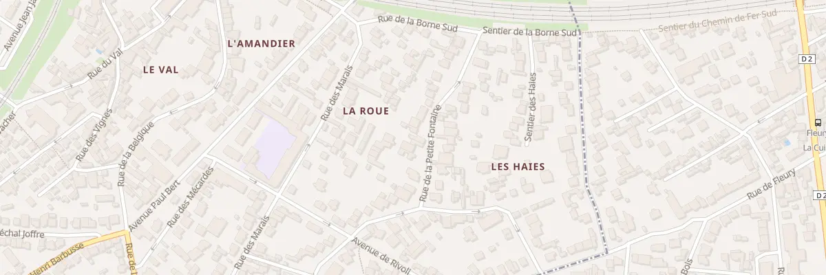 Plan du 26 Rue de la Petite Fontaine à Meudon