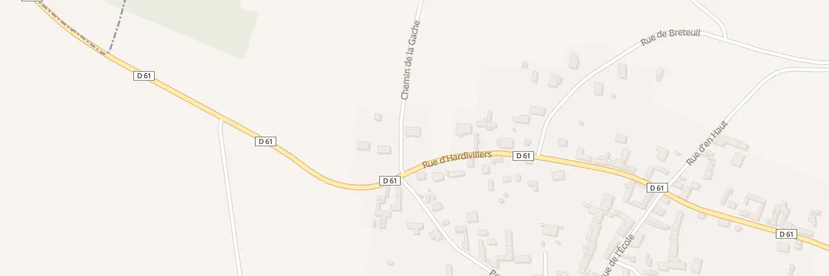 Plan du 2 Vc Voie Blanche à Troussencourt