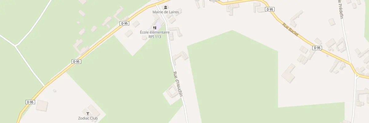 Plan du 3 Rue d’Heuchin à Laires