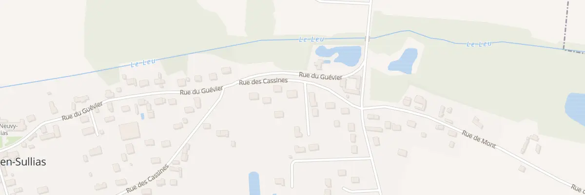 Plan du 44 Rue des Cassines à Neuvy-en-Sullias