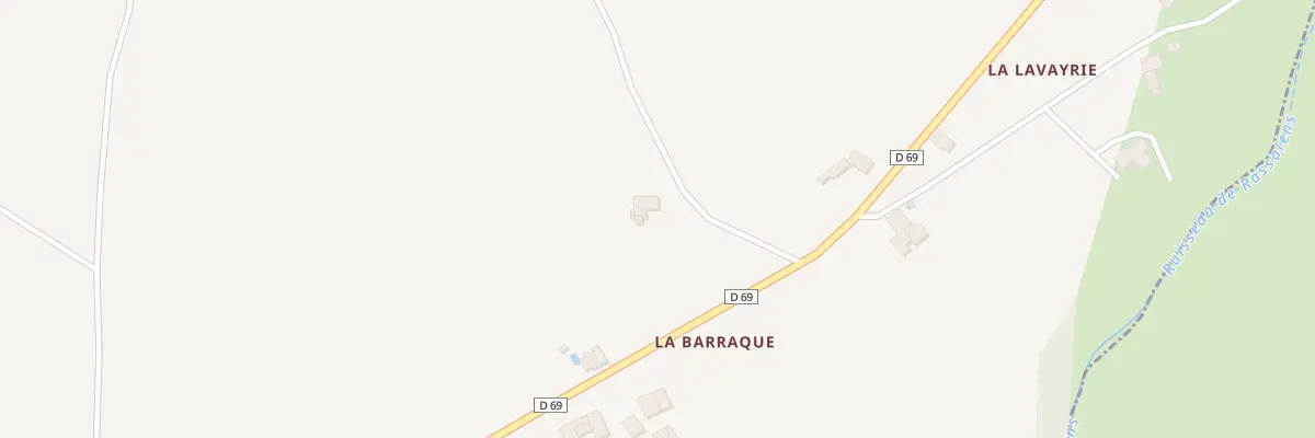 Plan du 5468 La Barraque à Arthès