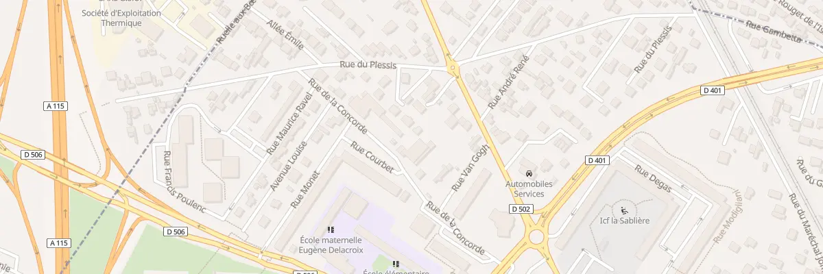 Plan du 7 Rue de la Concorde à Ermont