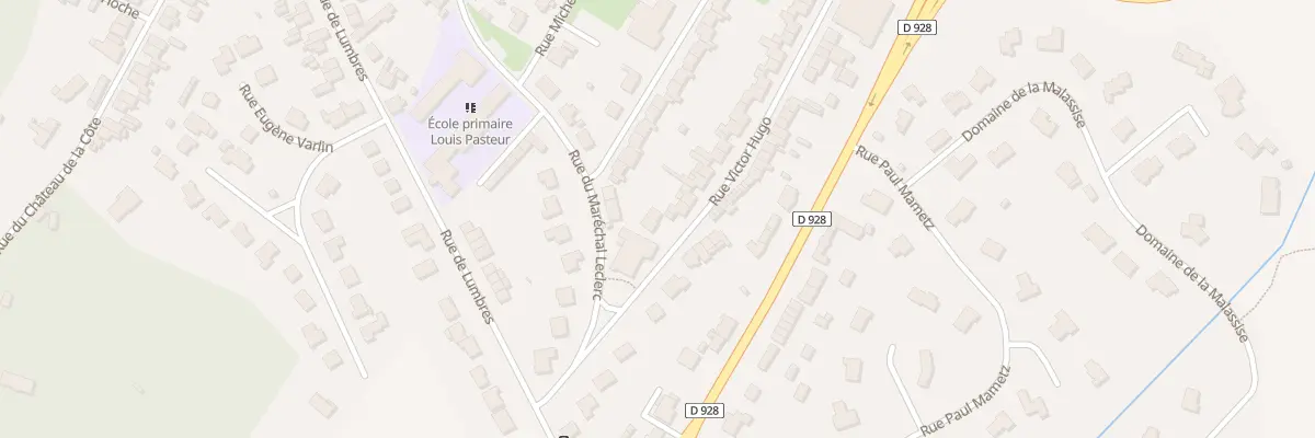 Plan du 3 Rue Victor Hugo à Longuenesse