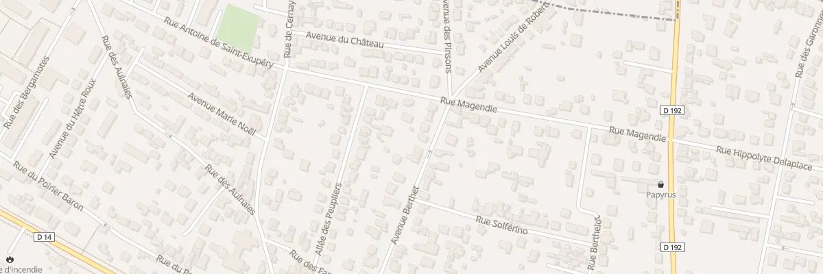 Plan du 29 Av Berthet à Sannois