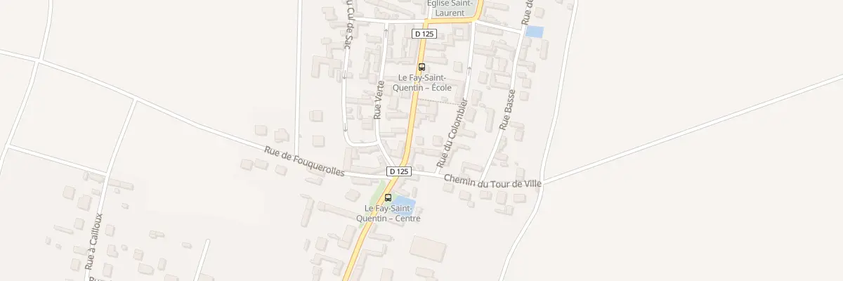 Plan du 14 Gr Grande Rue au Fay-Saint-Quentin