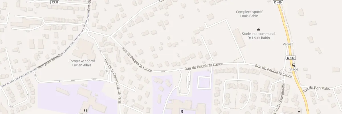 Plan du 2B Rue du Peuple la Lance à La Norville