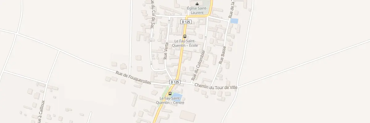 Plan du 16 Gr Grande Rue au Fay-Saint-Quentin