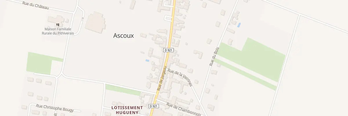 Plan du 19 Rue de Jargeau à Ascoux