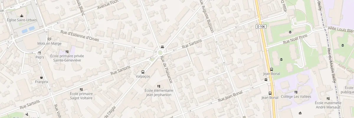 Plan du 21 Rue Sartoris à La Garenne-Colombes