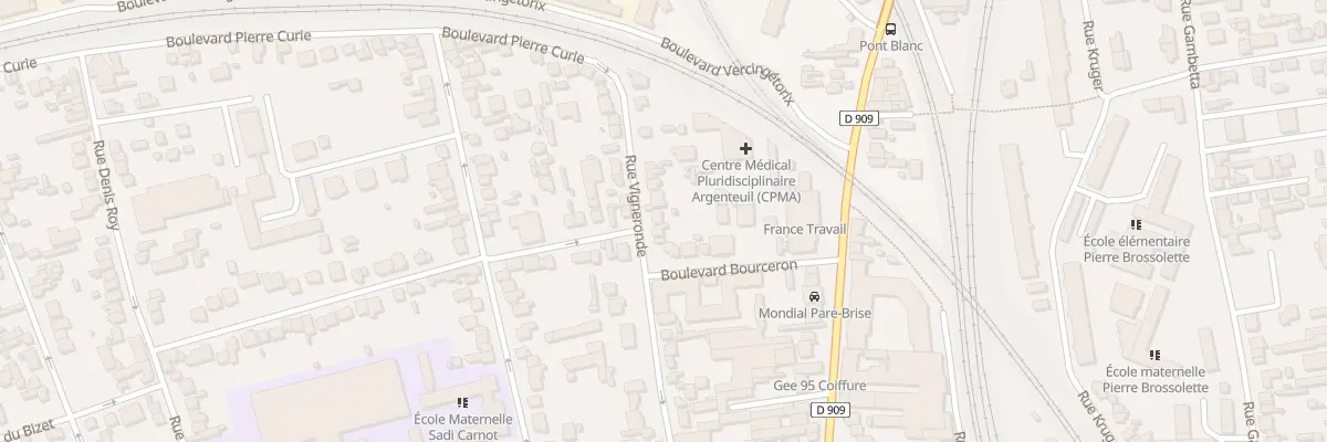 Plan du 40 Rue Vigneronde à Argenteuil