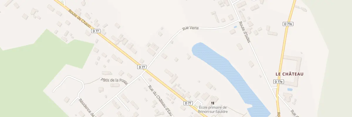 Plan du 2 Rue Verte à Brinon-sur-Sauldre