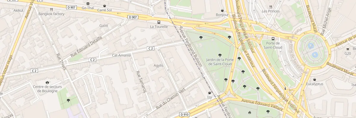 Plan du 5 Rue Gallieni à Boulogne-Billancourt
