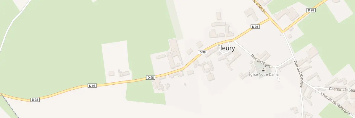 Plan du 12 Rue de Bermicourt à Fleury