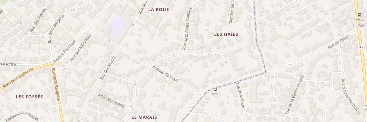 Plan du 55 Rue de la Petite Fontaine à Meudon