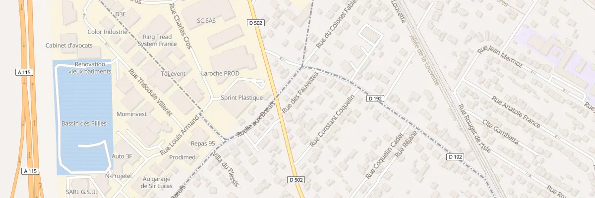 Plan du 20 Rue des Pervenches à Ermont