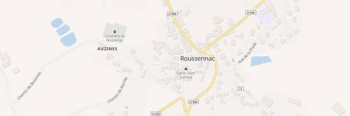Plan du 5048 Roussennac à Roussennac