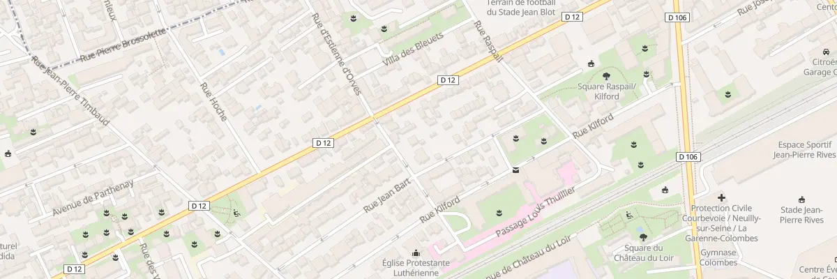 Plan du 12 Rue D’Estienne D’Orves à Courbevoie