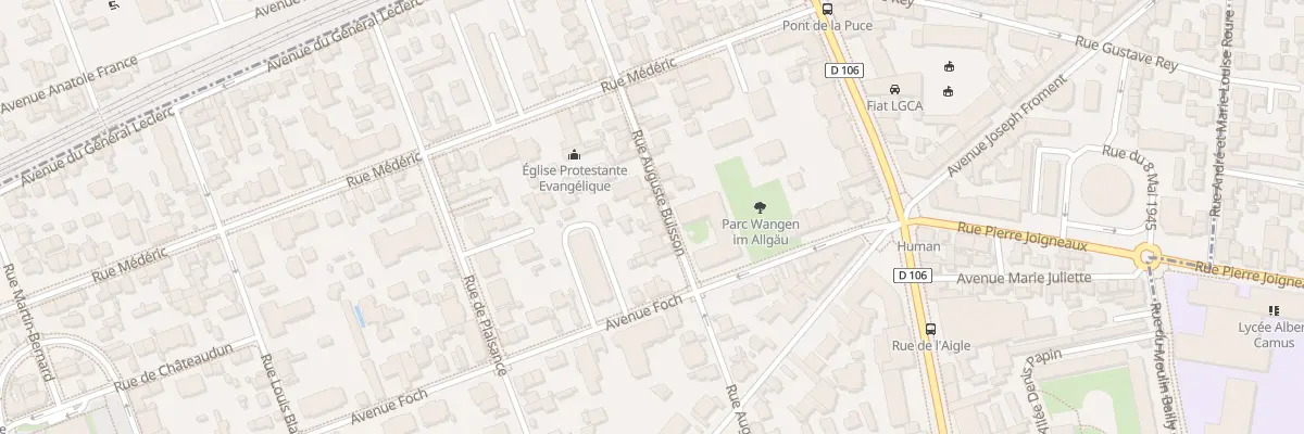 Plan du 20T Rue Auguste Buisson à La Garenne-Colombes