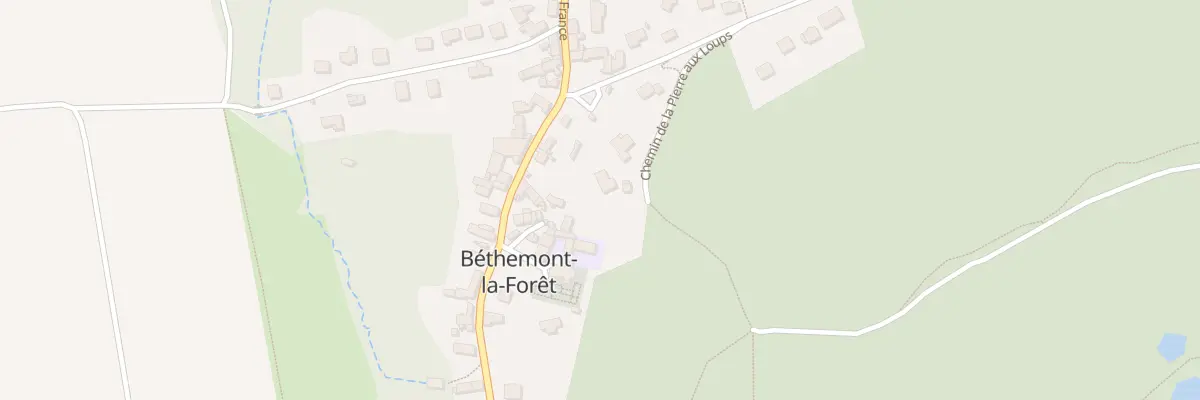 Plan du 6 La Pierre aux Loups à Béthemont-la-Forêt