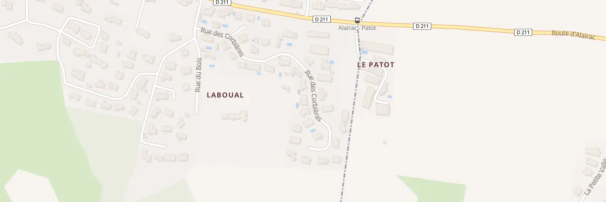 Plan du 15 Chem Corbières à Alairac