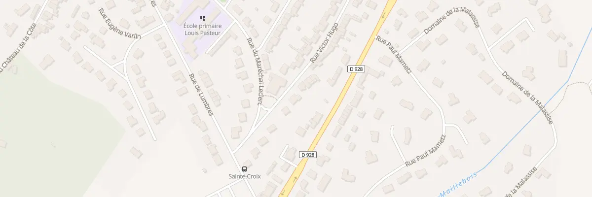 Plan du 12 Rue Victor Hugo à Longuenesse