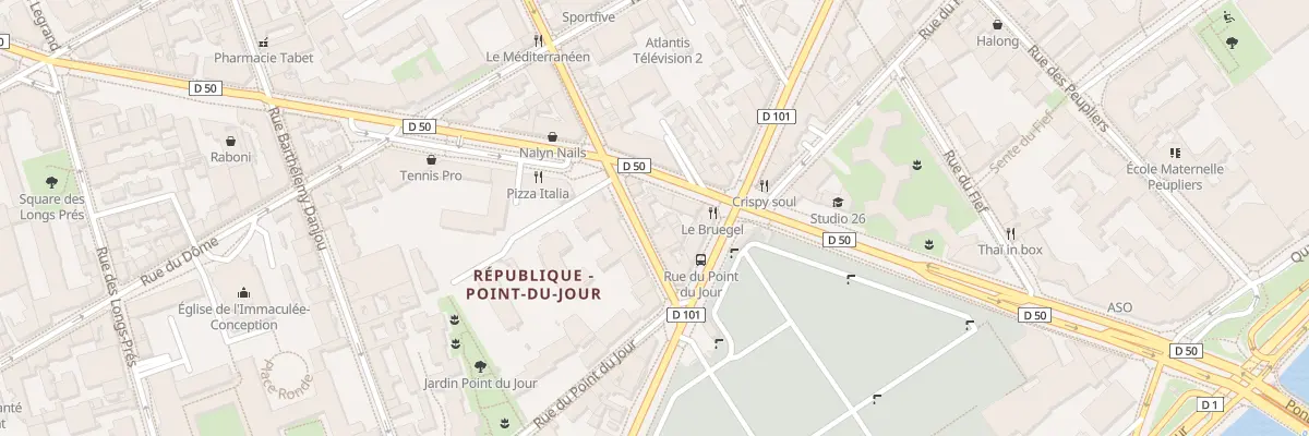 Plan du 123 Rue Thiers à Boulogne-Billancourt