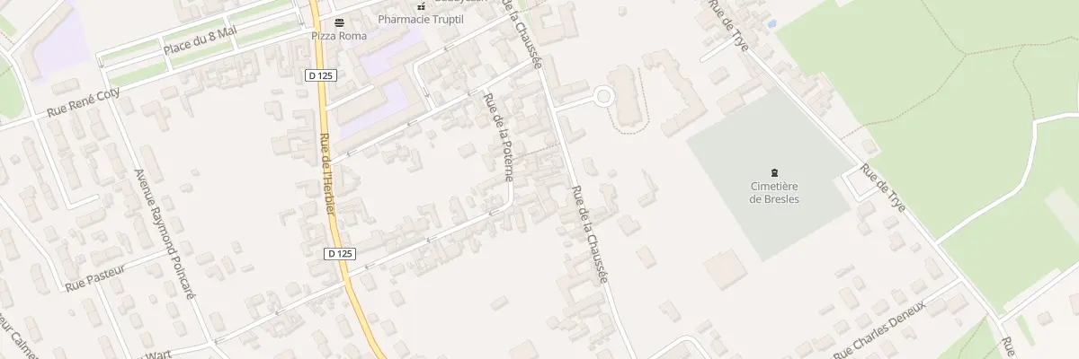 Plan du 22 Rue de la Chaussée à Bresles