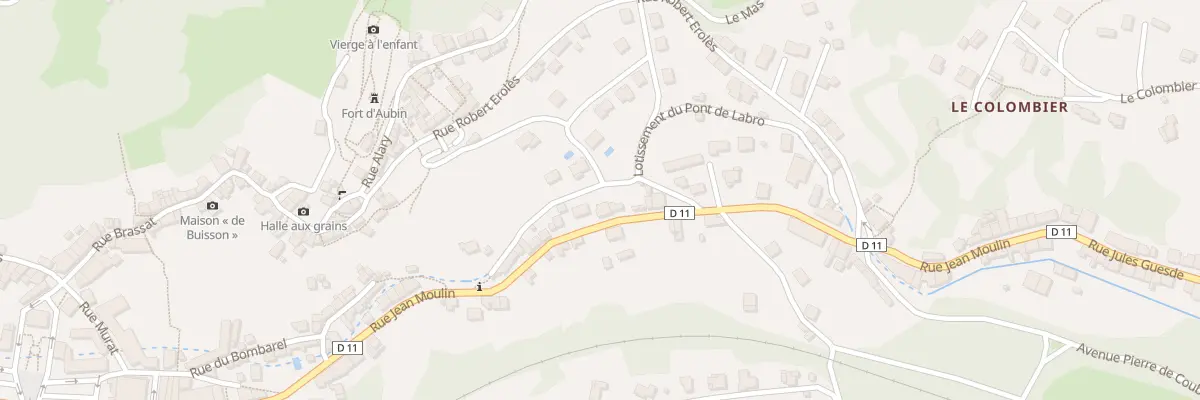 Plan du 41 Rue Jean Moulin à Aubin
