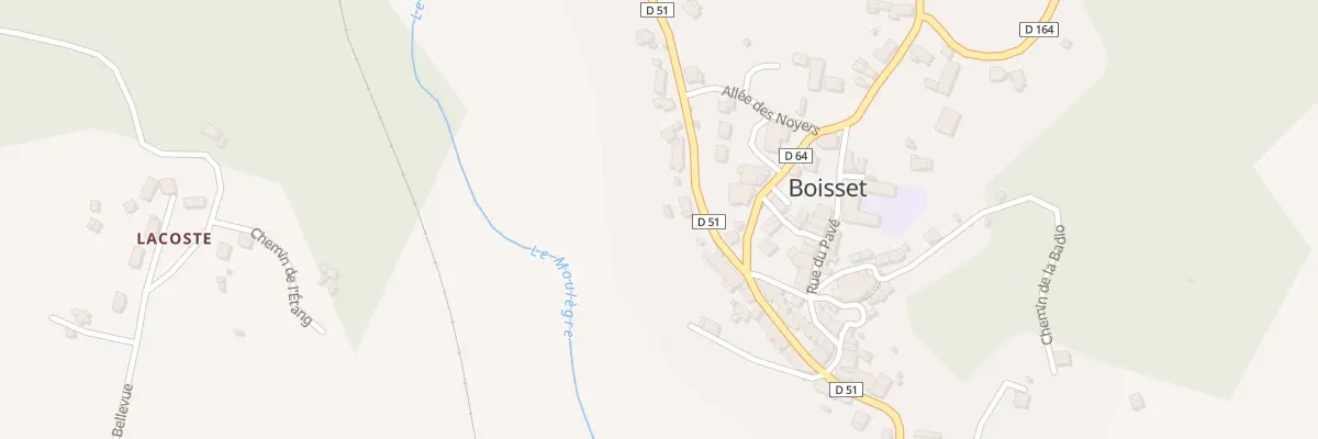 Plan du 6103 Le Bourg à Boisset