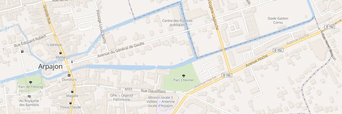 Plan du 34 Av du Général de Gaulle à Arpajon