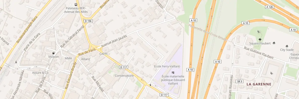 Plan du 2 Res Jean Jaurès à Palaiseau