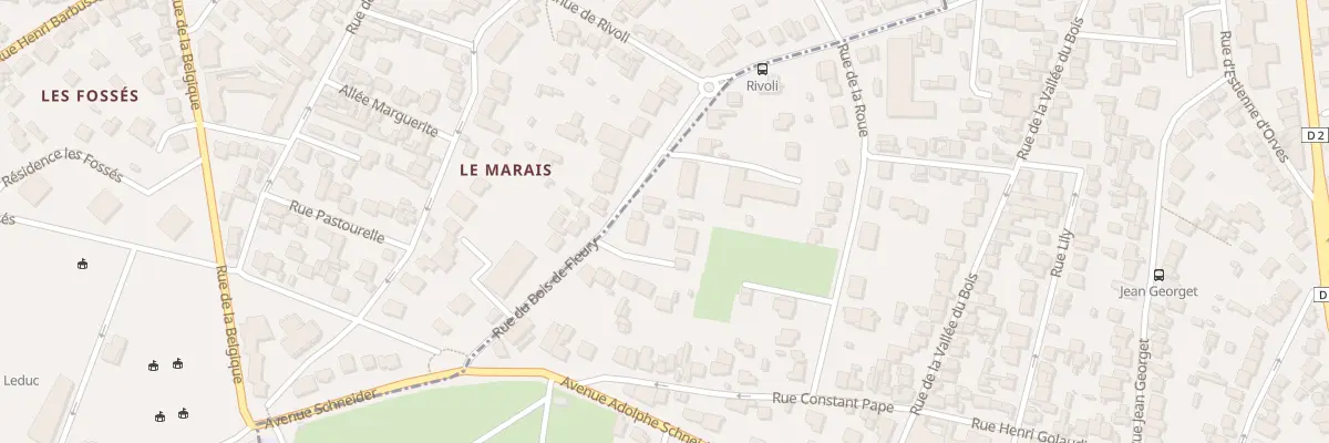 Plan du 189B Rue de Fleury à Clamart