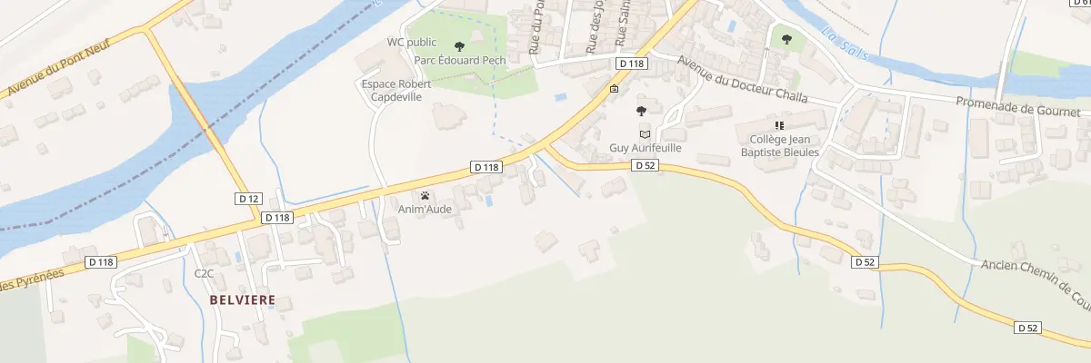 Plan du 10A Le Village à Couiza