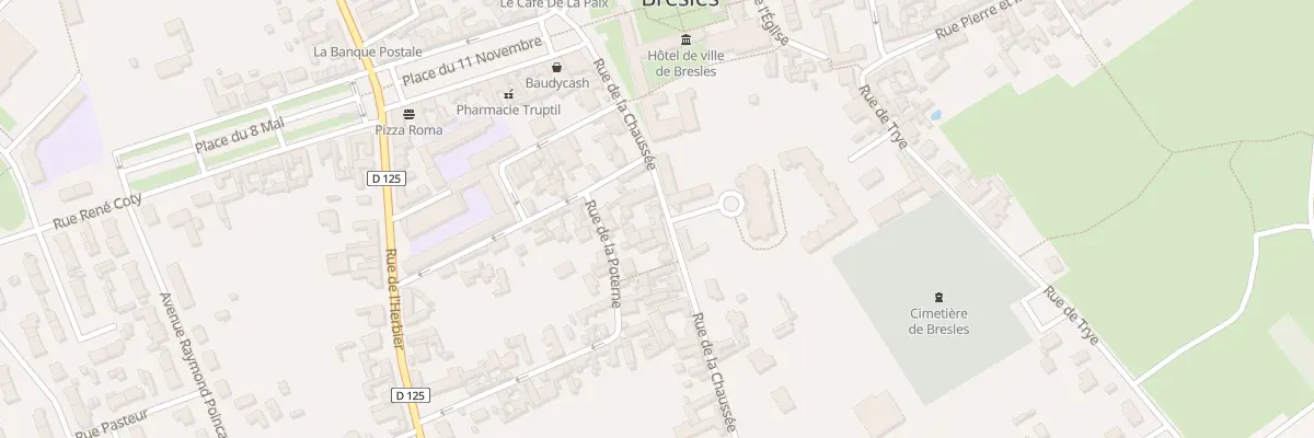 Plan du 14 Rue de la Chaussée à Bresles