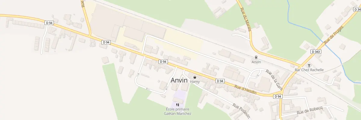 Plan du 271 Rue d’Hesdin à Anvin
