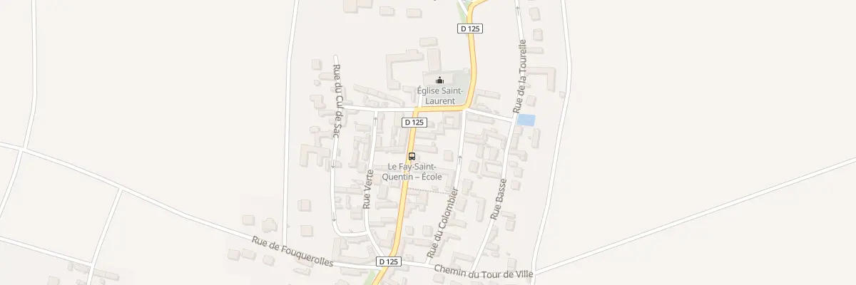 Plan du 24 Gr Grande Rue au Fay-Saint-Quentin