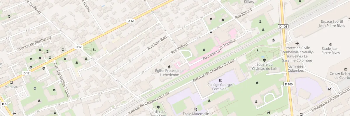 Plan du 20 Rue Kilford à Courbevoie